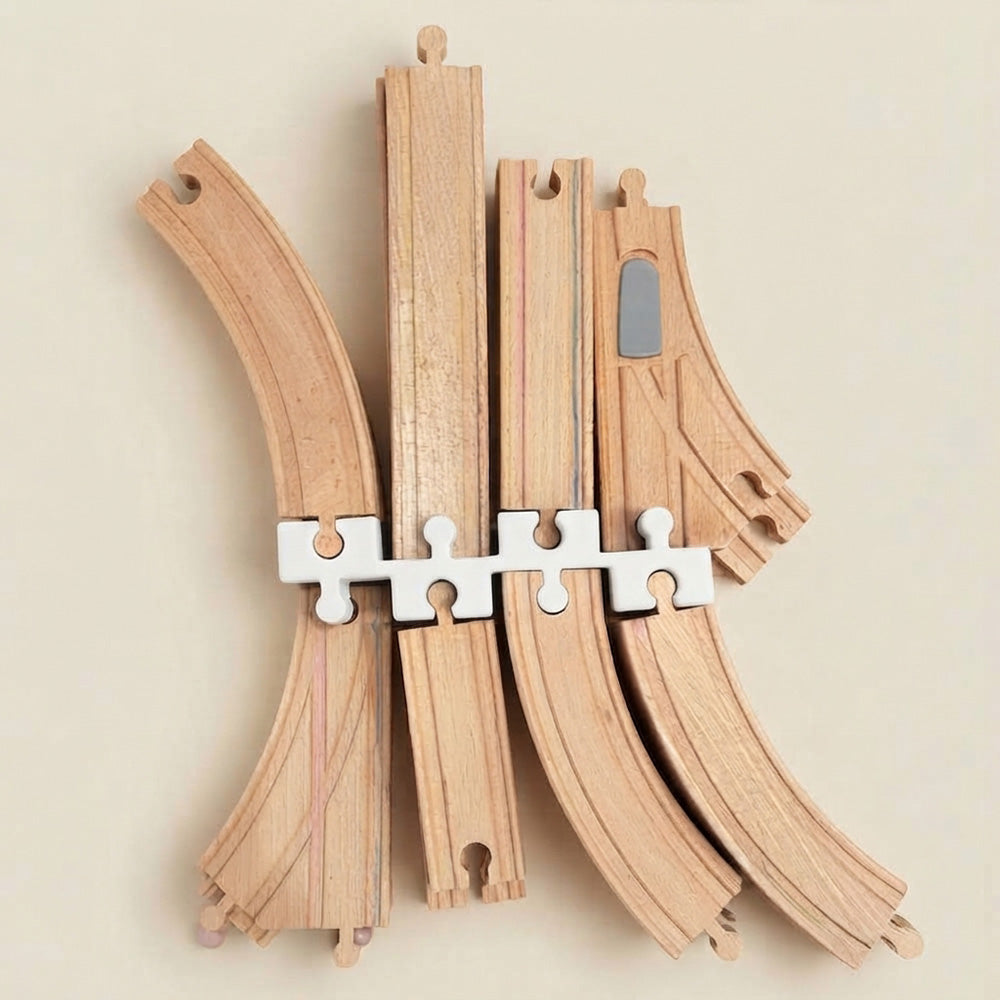 Organizator pentru șinele de lemn | Compatibil Brio/Ikea
