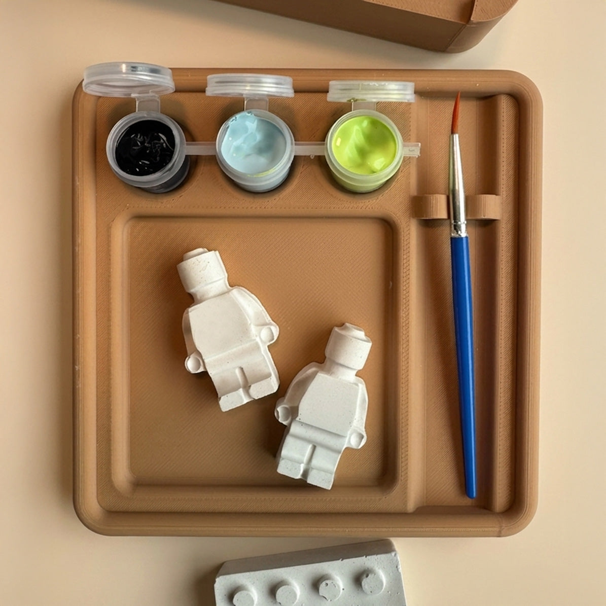 Cutia TrainEra Set pictură figurine ipsos | Lego