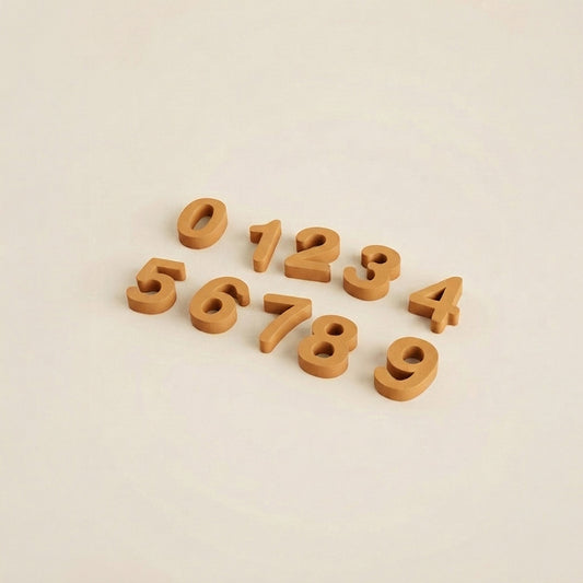 set cifre, caramel 2 cm, primele adunari scaderi