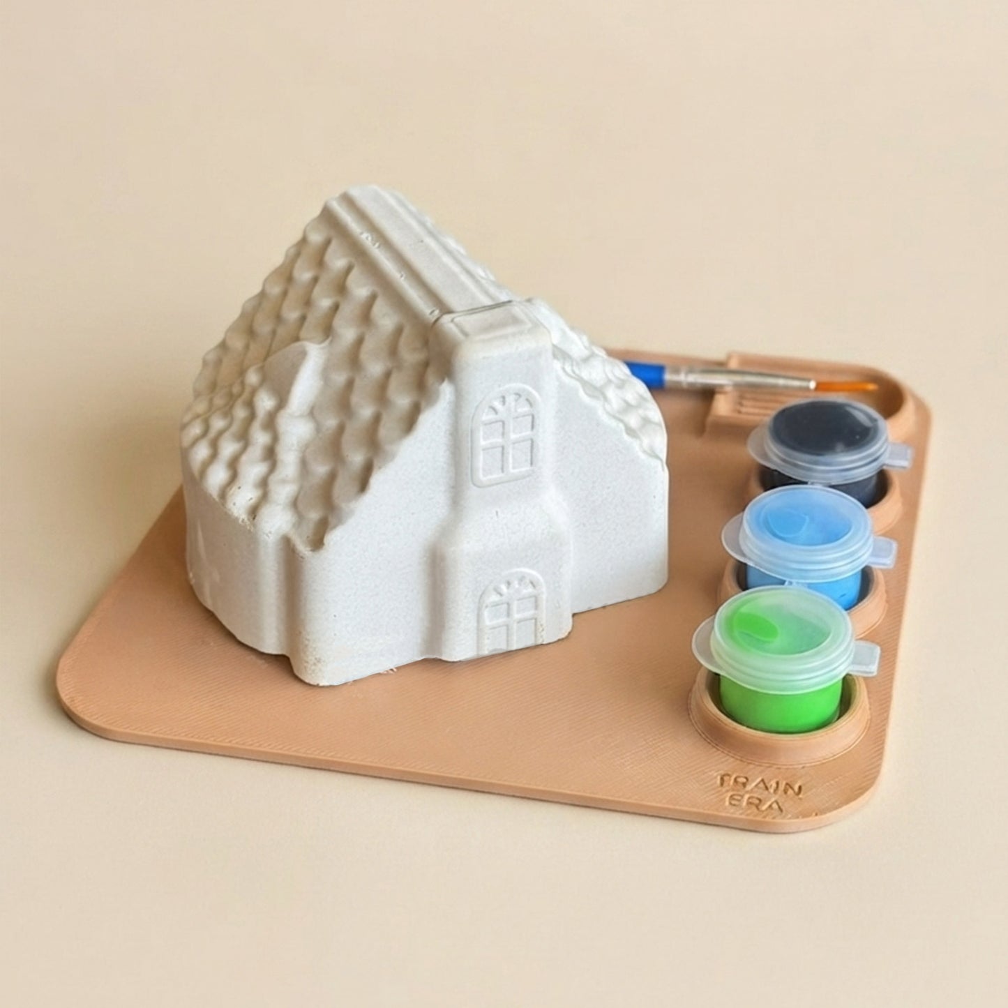 Set pictură figurine ipsos | Căsuță