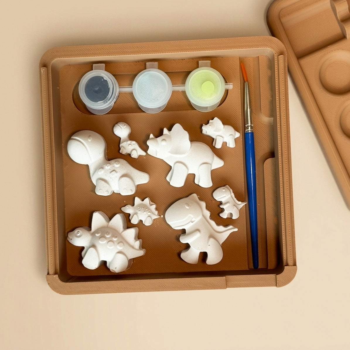 Cutia TrainEra Set pictură figurine ipsos | Dinozauri