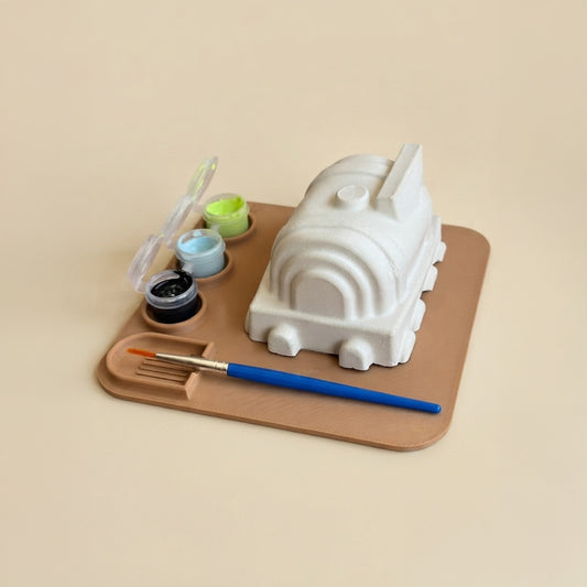 Set pictură figurine ipsos | Tren
