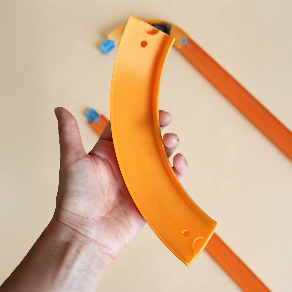 Set 2 Sine Curbe 90° pentru Pistă Mașinuțe | Compatibil Hot Wheels