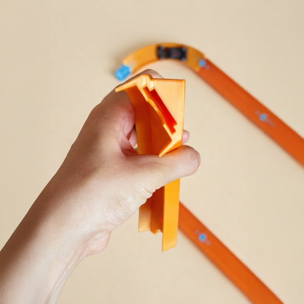 Set 2 Sine Curbe 90° pentru Pistă Mașinuțe | Compatibil Hot Wheels