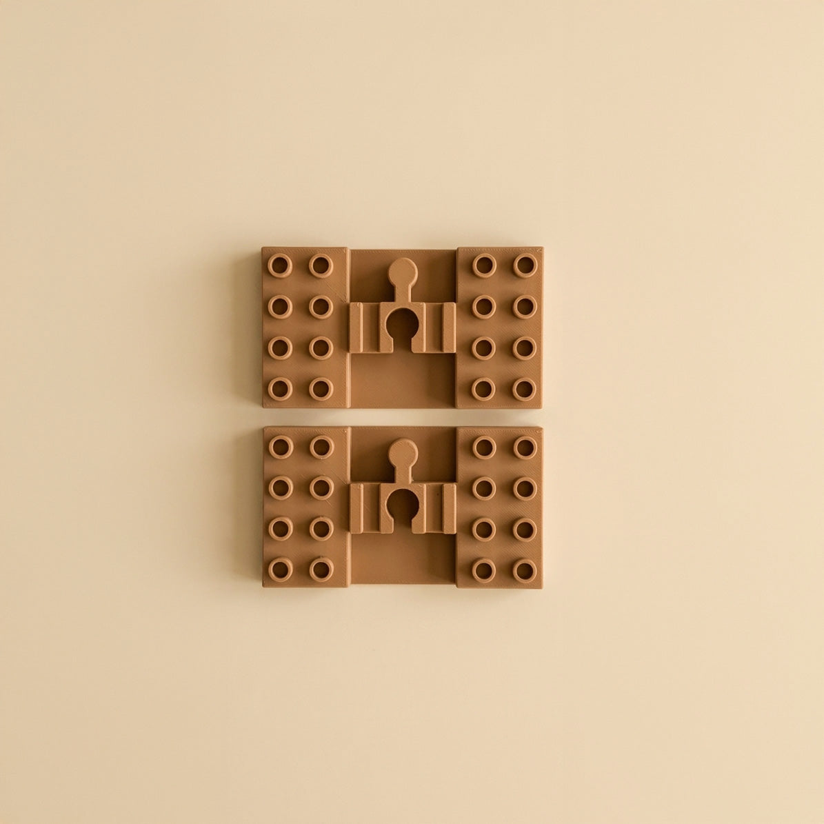 Set Conectori 2x4 - 2xPlacă Duplo Dublă pentru Șine de Lemn